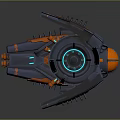 Sci-fi Weapon Drone Sci-fi Mecha Sci-fi Drone Future Weapon Sci-fi Equipment Concept Weapon 3d model