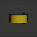 Yellow Air Cooler Fan with Black Stand Wheels and Metal Blades for Powerful Cooling