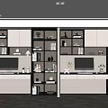 Modern Home Office Desks With Built In Bookshelves Storage And Decorative Accents