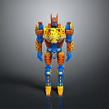 Robot Assistant Small Robot Butler Robot Butler Figure Game Figure 3d model