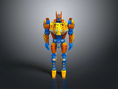 Robot Assistant Small Robot Butler Robot Butler Figure Game Figure 3d model