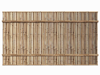 Modern Fence Bamboo Fence Bamboo Wall Bamboo Fence Partition Courtyard Wall 3d model