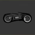 Futuristic Black Motorcycle With Modern Design Blue Accents And Silver Wheels