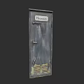 Old Worn Metal Toilette Door With Ventilation Grilles And Rusty Surface