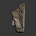 Mythological Medusa Head Sculpture With Detailed Snake Hair And Classical Features