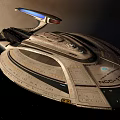 Futuristic Sci Fi Spaceship Models With Streamlined Blue White And Detailed Design