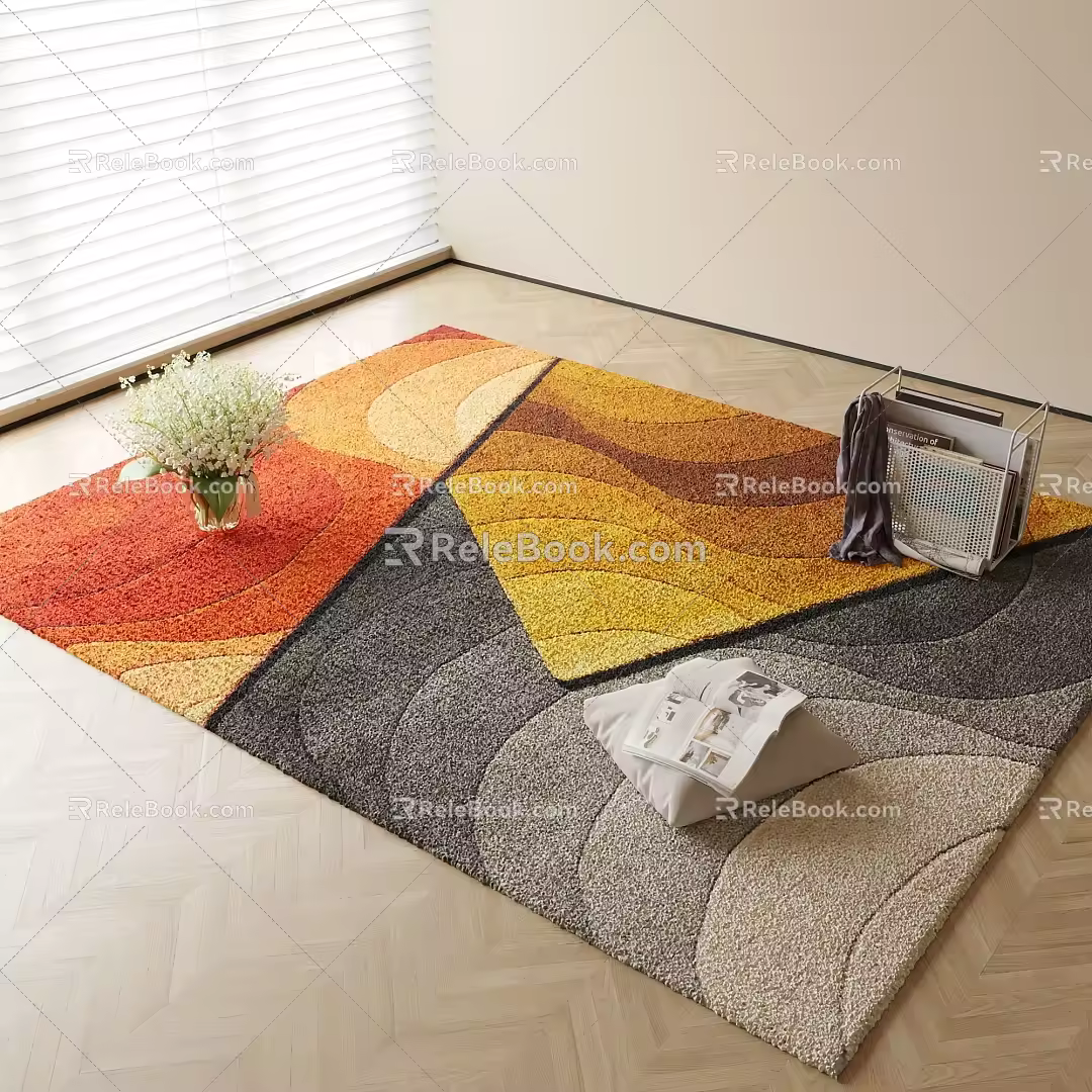 Modern Carpet 3d model