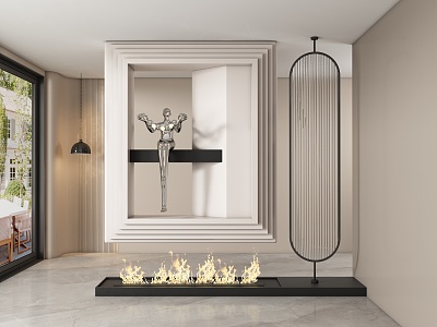 Entrance aisle partition 3d model