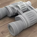 Professional High Quality Commercial Binoculars With Durable Design On Wooden Surface