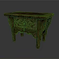 Traditional Carved Wooden Furniture Vintage Style Side Cabinet With Drawer Leg Details