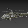 Military Green Helicopter In Flight With Twin Rotor And Extended Landing Gear