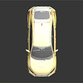 Yellow Honda Sports Car With Rear Spoiler And Sporty Body Design
