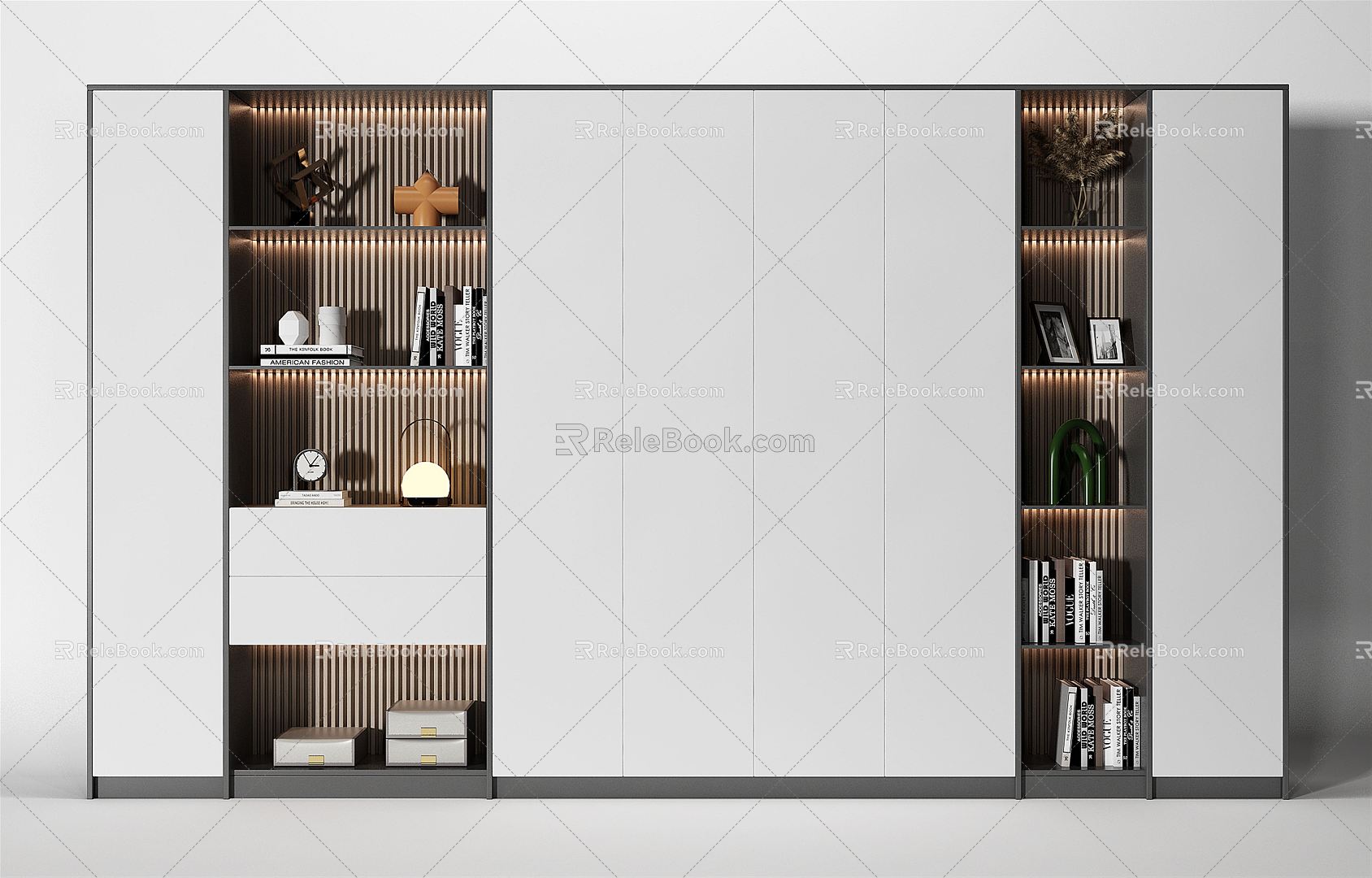 Modern Decorative Cabinet 3d model