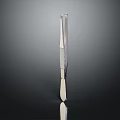 Stainless Steel Precision Tweezers With Serrated Grip And Reflective Surface