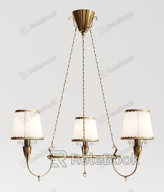 European-style chandelier gold multi-head chandelier model