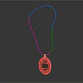 Stunning Gold Chain Necklace With Red Oval Gemstone Pendant Jewelry Design