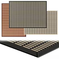 Square Rugs Showcasing Striped Patterns And Various Colors For Modern Home Decor