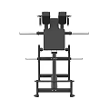 Sturdy Multifunctional Home Gym Equipment With Weight Lifting Rack Adjustable Seat And Pull Up Bar