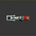Handheld Smart Machine With Red And Metallic Design For Mechanical Operations