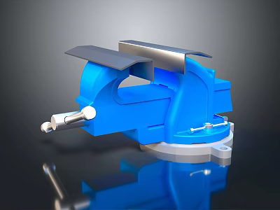 Vise vise tool hardware tool processing tool realistic model cartoon model PBR 3d model