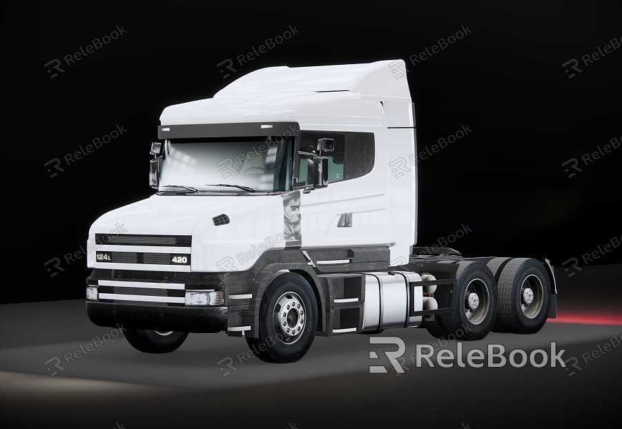 Hyundai Scania Truck Tractor model