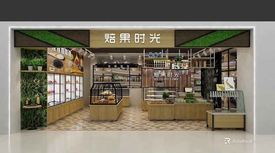 Authentic Japanese Restaurant Interior Featuring Sushi Bar And Fresh Seafood 3d model 
