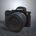 modern camera dslr camera card machine digital camera 3d model