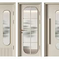 Modern Hinged Doors With Various Glass Panel Designs And Sleek Contemporary Style