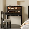 Elegant Jewelry Cabinet With Glass Door Drawers Holding Accessories And Bottles In Bedroom