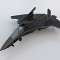 Fighter aircraft drone bomber unmanned reconnaissance aircraft reconnaissance aircraft 3d model