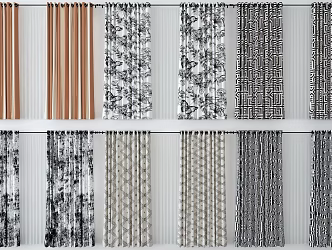 Curtains 3d model
