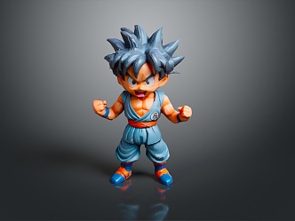 Monkey King Monkey King Dragon Ball Goku Dragon Ball Figure Game Figure Game Role Realistic Figure 3d model