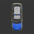 Modern Police Car Police Car Police Car Police Car 3d model