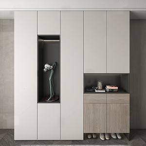 Modern shoe cabinet 3d model