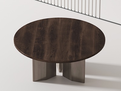 Modern dining table 3d model