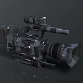 Professional Electronic Video Camera With Advanced Digital Recording And High Definition Lens