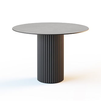 tea table and chair 3d model