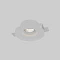Sleek White Recessed Downlight Spotlight With Metal Bracket For Ceiling Lighting