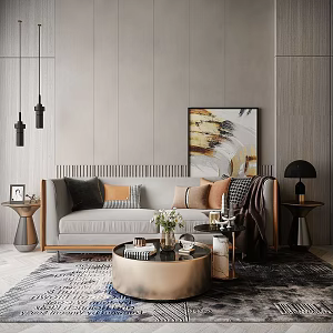 Sofa combination 3d model