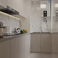 Modern Minimalist Cream Tone Living And Dining Room Interior Design With Warm Comfortable Furnishings