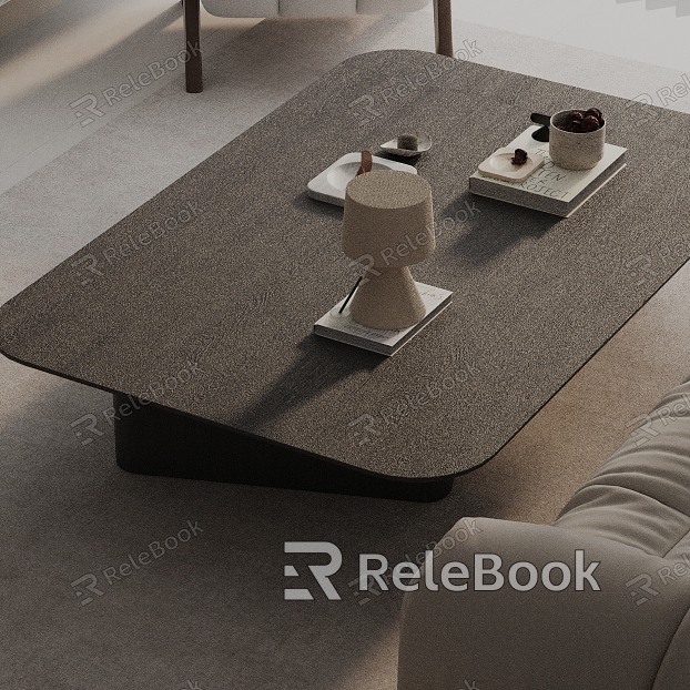 Modern coffee table model