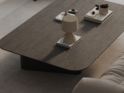 Modern coffee table model