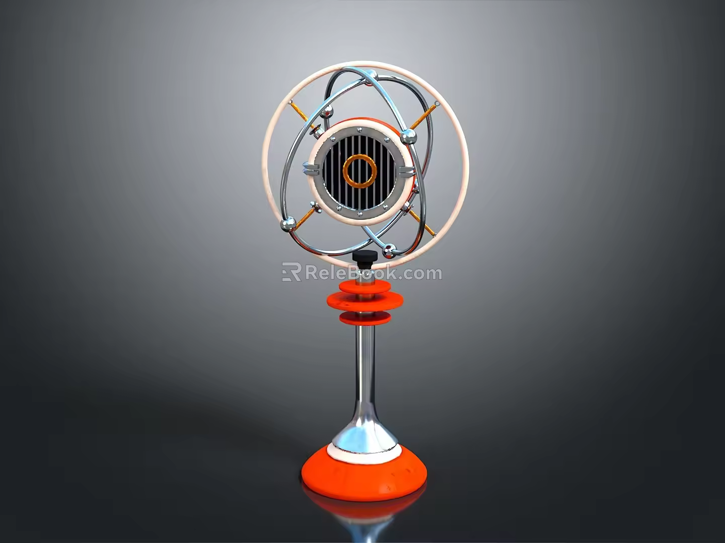 Modern Microphone Mike Amplifier Capacitor Mike High-end Mike 3d model