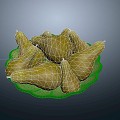 Plow Pear Yali Pear Fruit Plate 3d model