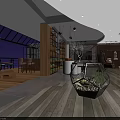 Modern Elegant Clothing Store Interior Featuring Display Area Sofa Bookshelf Chandeliers And Wooden Floors