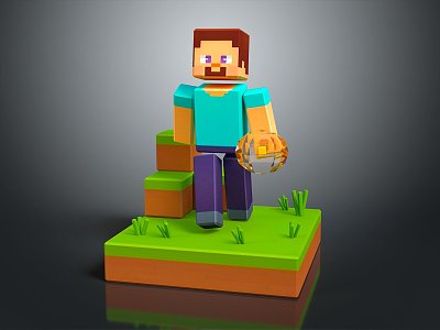 Toy Pixel Figure Toy Next Generation Item 3 Print 3d model