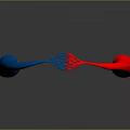 Commercial Equipment U Shaped Components Featuring Blue Red Colored Design And Internal Layers