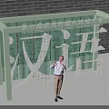 6th Foreigners Chinese Contest Photo Spot Featuring Giant Chinese Characters And Brick Wall