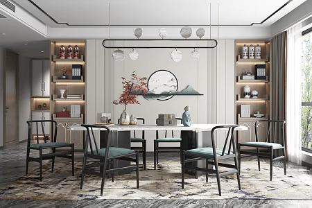 New Chinese Restaurant 3d model