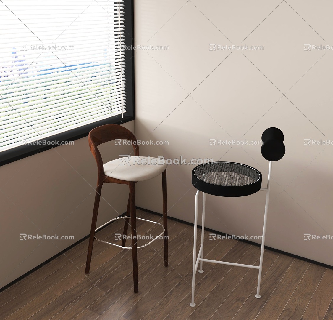 Modern Bar Chair Bar Chair Bar Stool model